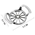 High Quality 12-Blade Extra Large apple Cutter Slicer,Stainless Steel Ultra-Sharp Fruit Corer Slicer Tools Kitchen Accessories-. 