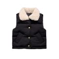 Fashion Winter Kids Baby Cotton Vest Jacket Autumn Solid Color Pocket Waistcoats Boy Baby Kids Sleeveless Coats Child Outerwear. 