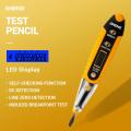 Digital[[[Ac/Dc]]Voltage Tester Pen Digital Voltage Detector Tool Led Display Test Pen]12V~220V]Home Tool With Light(With Light)]]]RT. 