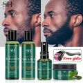 2023 Beard Growth Kit For Men Nourishing Moisturizing Moustache Growth Enhancer Oil Tea Tree Anti Hair Loss Shampoo Beard Care. 