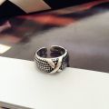 The Mystic Nine Buddha Bracelet Zhang Qishan Retro Temperament Marcasite Ring Men and Women Couples Openings Bracelet All-Matching Accessories.