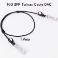 10G SFP+ Twinax Cable, Direct Attach Copper(DAC) 10GBASE SFP Passive Cable for SFP-H10GB-CU1M,Ubiquiti,D-Link(1M). 