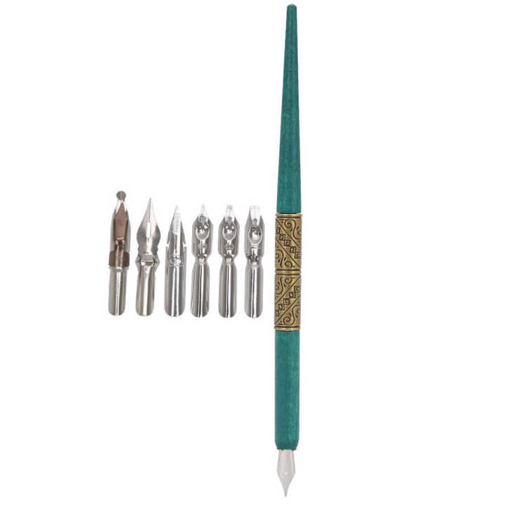 Dip%20Pen%20Innovative%20Beautiful%20with%206Pcs%20Nibs%20for%20English%20Calligraphy%20Practicing%20Gift%20Giving%20-%20Image%205