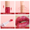 Mirror Lip Gloss with Soft Brush Pearlescent Rotating Pen Lip Glaze Shimmer Glitter Liquid Lipstick Waterproof Lips Makeup.
