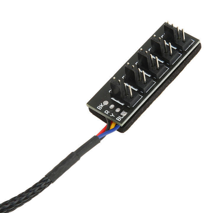 PWM%20Fan%20Hub,%202Pcs%20PC%20Fan%20Hub%2013.8in%20Cable%20Length%20for%20Desktop%20-%20Image%208
