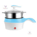 Electric 18cm Mini Multicooker- For preparing Steak, Egg, Seafood, Vegetables, Rice, Ramen, Oatmeal, and Soup Multifunctional Cooking Pot-Top Selling Multicooker.