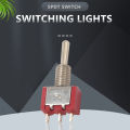 2 Pcs AC 250V 2A 120V 5A SPDT On/Off/On 3 Position Momentary Toggle Switch.