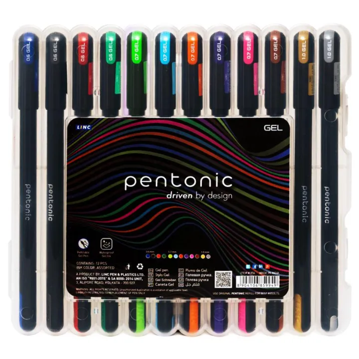 Pentonic%20Multi-Color%20Gel%20Pen%20Set%20with%20Refillable%200.7mm%20Tips%20in%20Elegant%20Box%20-%20Image%202