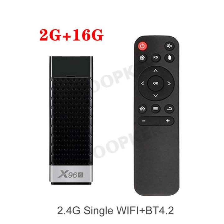X96S Amlogic S905Y2 4GB 32GB Android 9.0 TV Stick 4K HD Dongle 2.4GHz 5GHz WIFI Bluetooth4.2 Smart TV Box