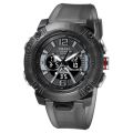 SMAEL Sport Watches Men Clock Digital LED Display Quartz Analog Stopwatch Fashion Translucent Strap Clock 8058 Male Wristwatch.