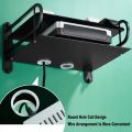 Floating Wall Shelf for Tv Components, Space Aluminum Router Wall Mount Shelf Bracket, Tv Accessories Shelves for Cable Boxes,DVD Player, Game Console, Smart Speaker, Mini Projector.