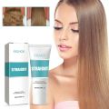 Keratin Protein Correction Hair Straightening Cream For Men Women Fast Soften Smoothing Repair Damaged Curly Hair Straight Cream. 