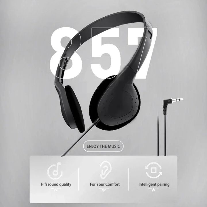 Computer Headphone No Microphone Gaming Headset Noise MP3