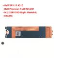 For Dell XPS 15 9500 9510 9520 Precision 5550 5560 5570 M5550 M5560 M5570 laptop M.2 2280 SSD Hard Drive IC Bracket Heatsink. 