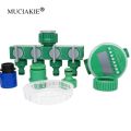 Garden Water Timer with 4-Way Water Splitter Connecter Intelligent Irrigation Controller Shut Off Switch Hose Joiner. 