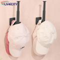 Hair Tie Organizer for Hats Self-adhesive Retractable Hooks for Bathroom Hat Organization Easy Installation Wall Hanger with Trace Stickers Retractable Hook for Baseball Hat. 