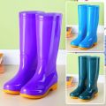 High Non-Slip Fleece-Lined Cotton-Padded Rain Boots Waterproof Rain Boots Barrel Rubber Shoes Shoe Cover Rubber Boots Women's Kitchen Warm Winter.