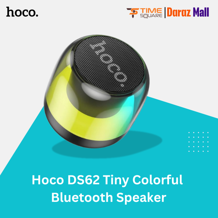 Hoco DS62 Tiny Colorful Bluetooth Speaker- Time Square | Daraz.com.bd