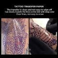 50PCS Transparent Tattoo Thermal Stencil Film Transfer Paper for Carbon Thermal Stencil Machine Tracing Printer Tattoo Supplies. 