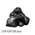 Garbage Bag/Trash Bag Bin Size (18" x 24") 30 PCS.
