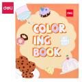 Deli EN046 Coloring Book Drawing Book For School Supplies 250*176mm,12sheets.