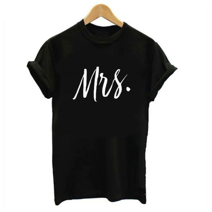 Couples%20T%20Shirt%20MR%20MRS%20Letter%20Print%20Couple%20Tshirt%20Summer%20Fashion%20King%20Queen%20T-shirt%20Casual%20O-Neck%20Tops%20Lovers%20Tee%20Shirt%20-%20Image%205