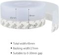Silicone Door Seal Strip with Strong 3M Adhesive for Draft Protection. 