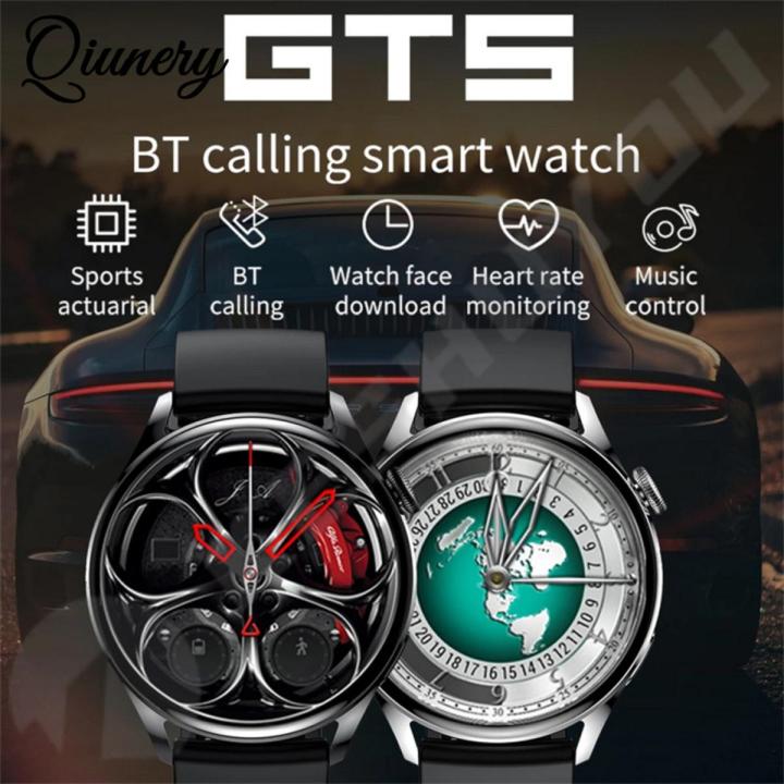 GT5 Smart Watch Bluetooth-compatible Call NFC Wireless Charging Heart Rate Blood Pressure Monitor Sports Bracelet