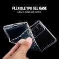 For Apple iPhone 16 Soft Case Clear Transparent Durable Protective Silicone Back Cover.