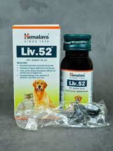 Himalaya Liv 52 Cat & Dog Liver Supplement,Growth Promoter  30 ml