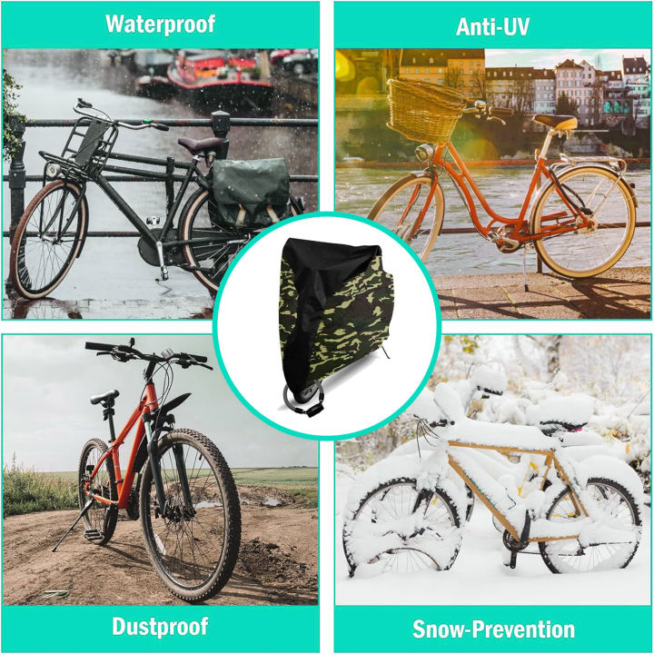 LI Bike Cover Waterproof Anti Dust Snow UV Outdoor Bicycle Rain