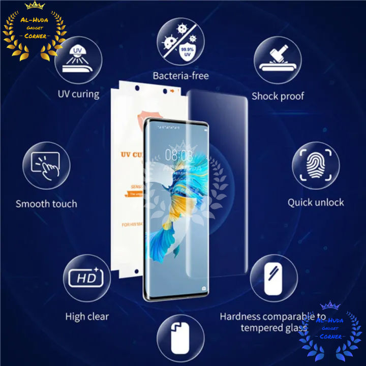 Premium%20UV%20Tempered%20Glass%20For%20Tecno%20Camon%2040%20Pro%20Screen%20Protector%20Curved%20with%20Liquid%20Glue%20and%20UV%20Light%20-Transparent%20Clear%20-%20Image%203