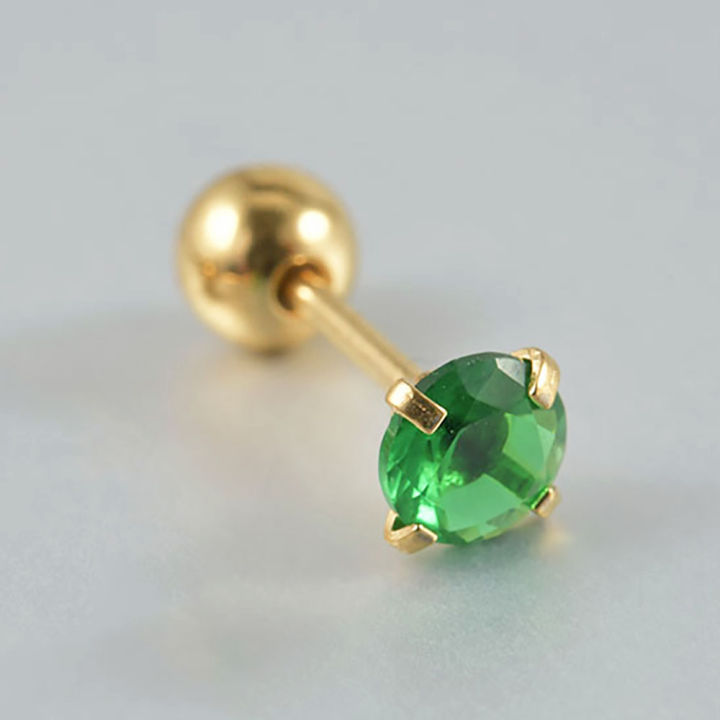 1PC%20Emerald%20green%20stud%20earrings%20May%20Birthstone%20studs%20Golden%20stud%20earrings%20tiny%20stud%20earrings%20small%20studs%20cartilage%20helix%20earring%20-%20Image%207