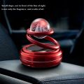 TOHAYIE New Solar Car Perfume Creative Interstellar Rotation Aromatherapy  Car Decorations Personalized Creative Decorations Air Fres (Black). 