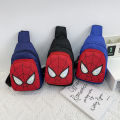 Air Backpack Wholesale Money Chest Bag Chao Fan Yang Crossbody Bag Boy Zero Kids Bag Cute Cartoon Spider-Man One Shoulder. 