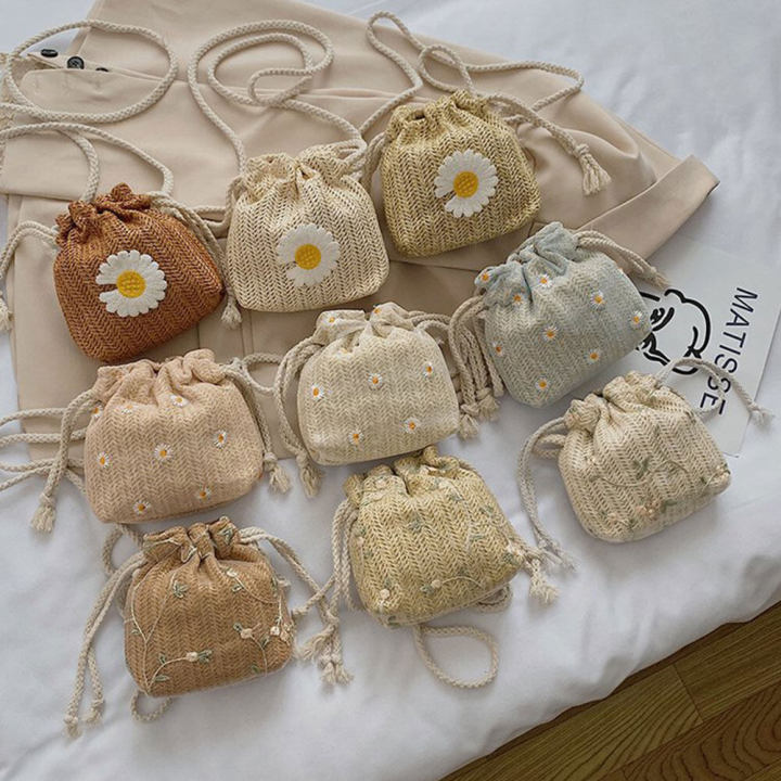 Women%20Daisy%20Mini%20Chain%20Messenger%20Bag%20Girl%20Versatile%20Woven%20Bucket%20Bag%20Shoulder%20Bag%20-%20Image%202