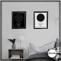 Customized Star Maps Frame / Starry Plaque / Starry Maps- Photo Frame: 8X0/12X16.