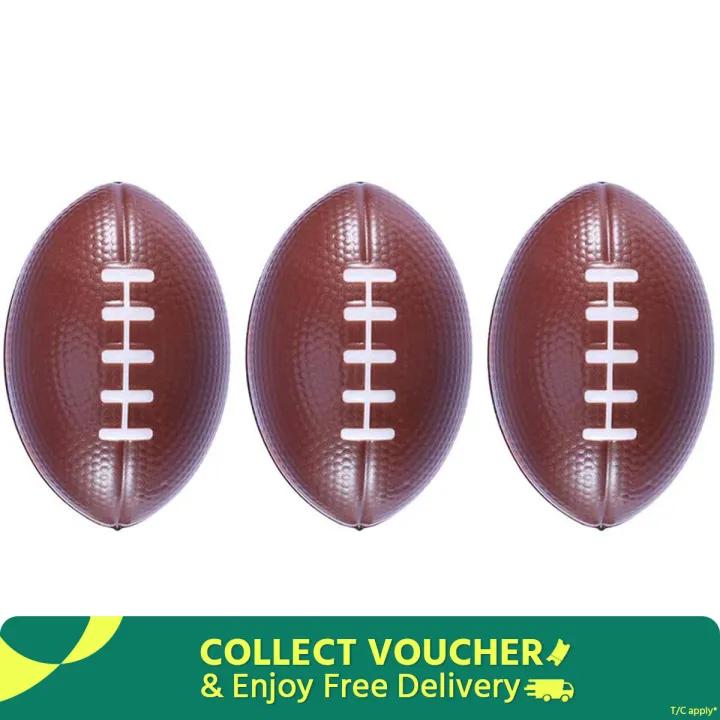 One piece Hand exercise rugby ball for relief from stress, squeeze ball soft ball - Multicolor