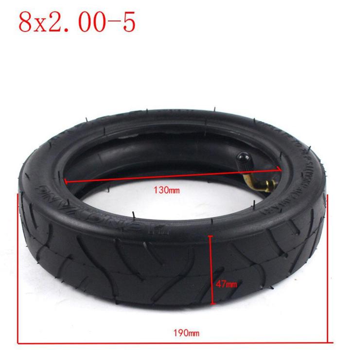 outer tire performance 8X2.0-5 tube tyre for Electric scooter baby trolley 8 inch pneumatic tire 8*2.00-5 tire inner tube