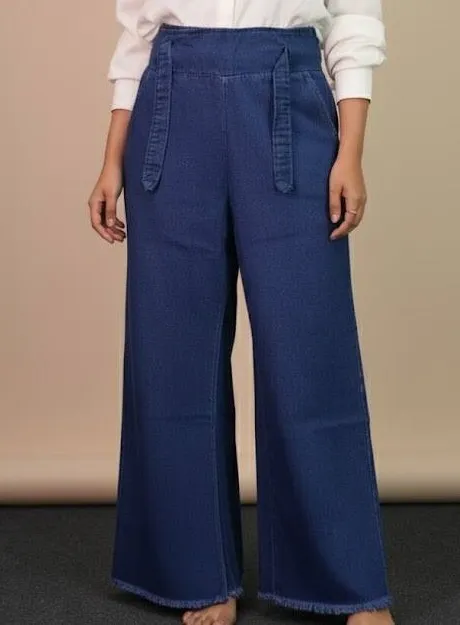 Stylish%20Women%E2%80%99s%20Soft%20Denim%20Plazzo%20Pants%20dark%20blue%20.%20-%20Image%202
