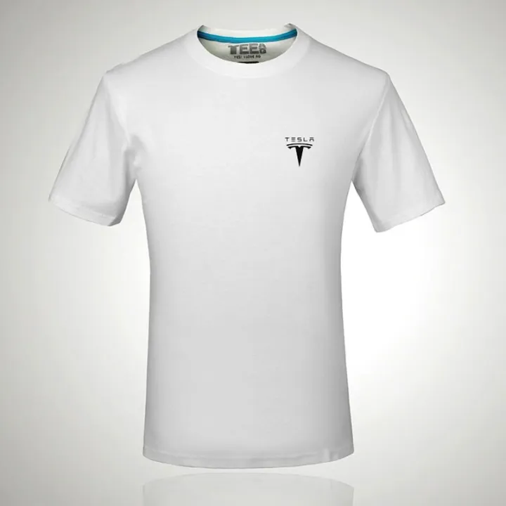 2022%20Tesla%20Logo%20T%20Shirt%20Letter%20Printed%20Fashionable%20Round%20Neck%20T-shirts%20Short%20Sleeve%20T-shirt%20-%20Image%202