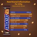 Snickers Peanut Chocolate Bar 22g Pack of 32   NET WEIGHT 704g. 