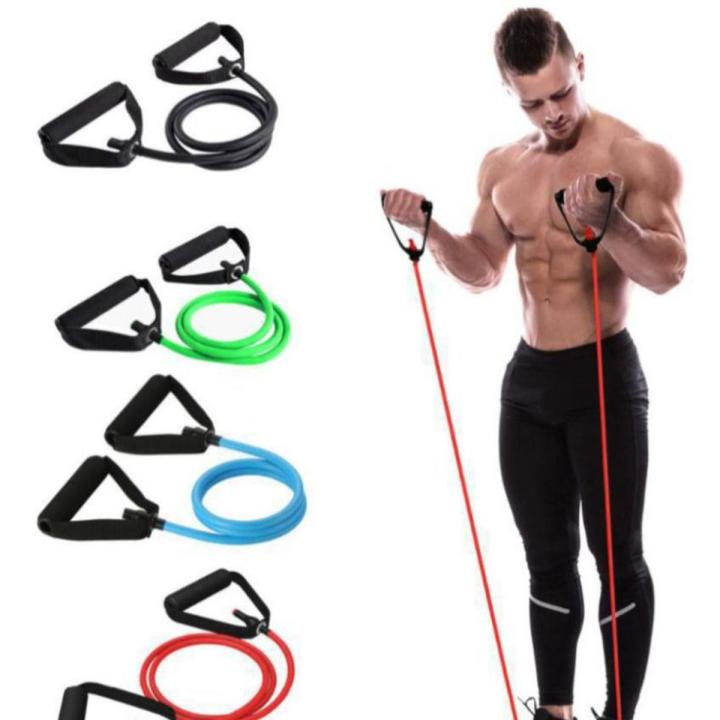 120cm Stretching Band Yoga Pull Rope Elastic Resistance Bands Practical Training Rubber Tensile Expander