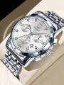 Ole_vs Stainless Steel Top Brand quartz fashionable watch for men.