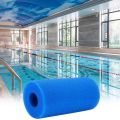 2PCS Foam Filter Sponge for Intex Type a Reusable Washable Swimming Pool Aquarium Filter Accessories - Blue. 