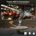 HY320 Mini Projector Portable 4K Video Support Native 720P & 1080P Cinema Outdoor Android 11 Beam Projector Upgraded Version Android 11.