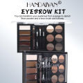 HANDAIYAN-12 Colors Eyebrow Makeup Plate Natural Long Lasting Brown Kit.