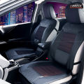 PVC Leather Car Seat Cushion | Luxurious Car Seat Cover | Anti Slip Universal size ,Front Car Seat cushion, Breathable , Car Seat Protector -1 PC.