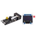 JOUYI Qr /1D/2D/Code Scanner V3.0 Barcode Scan Recognition Module with 0.96 Inch IIC I2C Serial GND LCD LED Display Module.