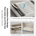 GC Pull Out Cabinet Organizer Fixed With Adhesive Film, Carbon Steel Slide Out Drawers, Sliding Drawers Pantry Shelf For Kitchen, Living Room,Home. 